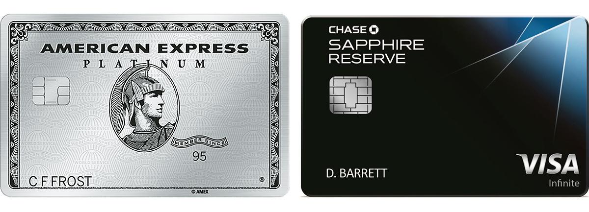 AmEx Platinum Vs. Chase Sapphire Reserve Travel Credit Cards