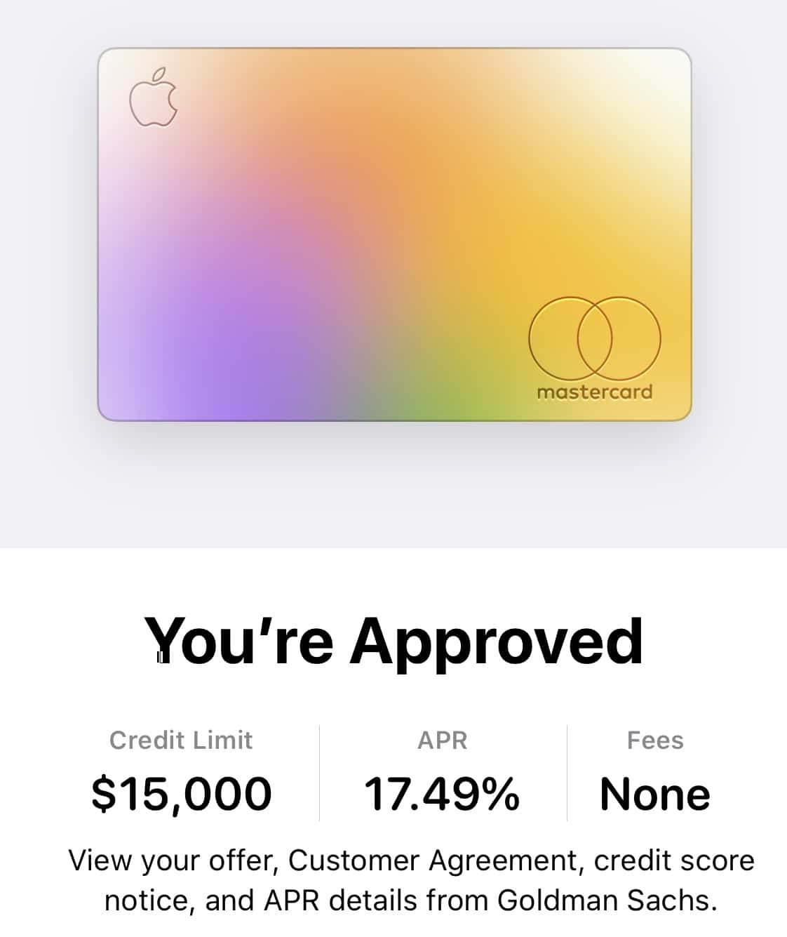 Approved for Apple Card and Turned It Down