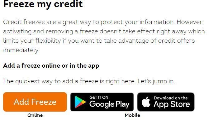 Can I Freeze My Credit Report Online