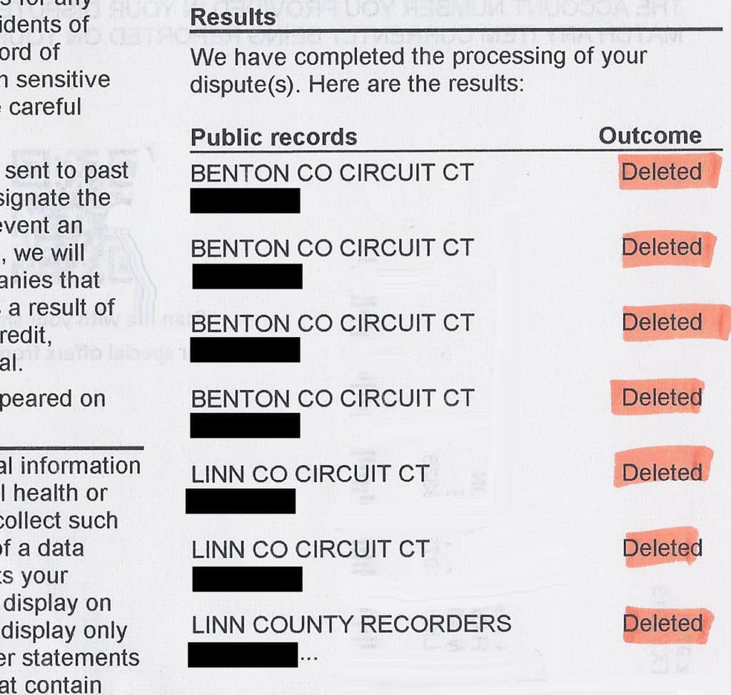 Can Public Records Be Deleted From Your Credit Report?  Omega Credit ...