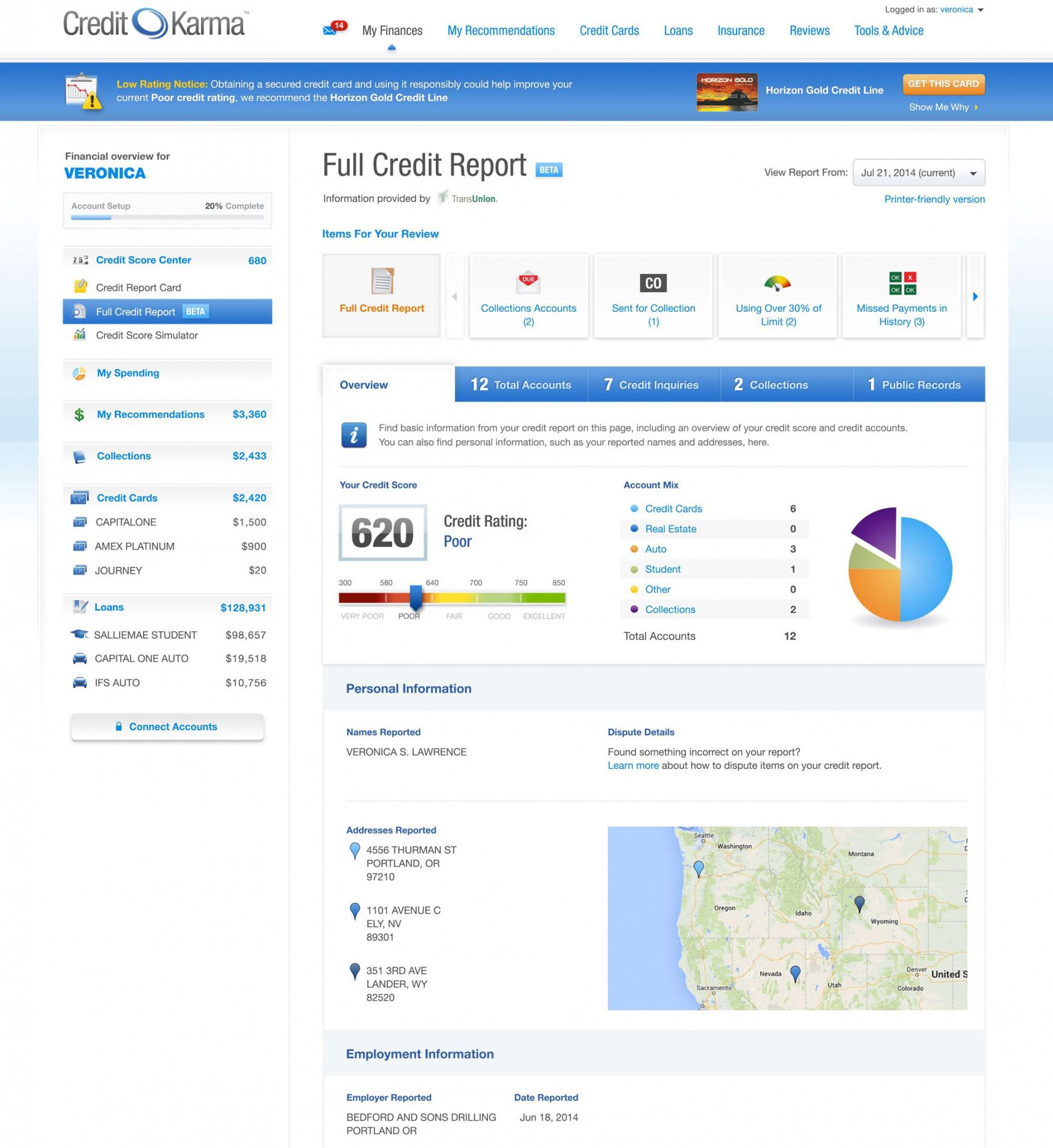 Credit Karma Now Has Free Weekly Credit Reports, Without A Catch