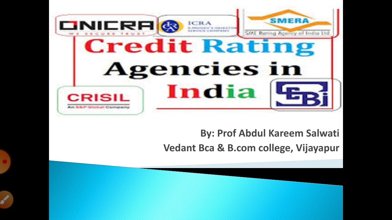 Credit Rating Agency In India