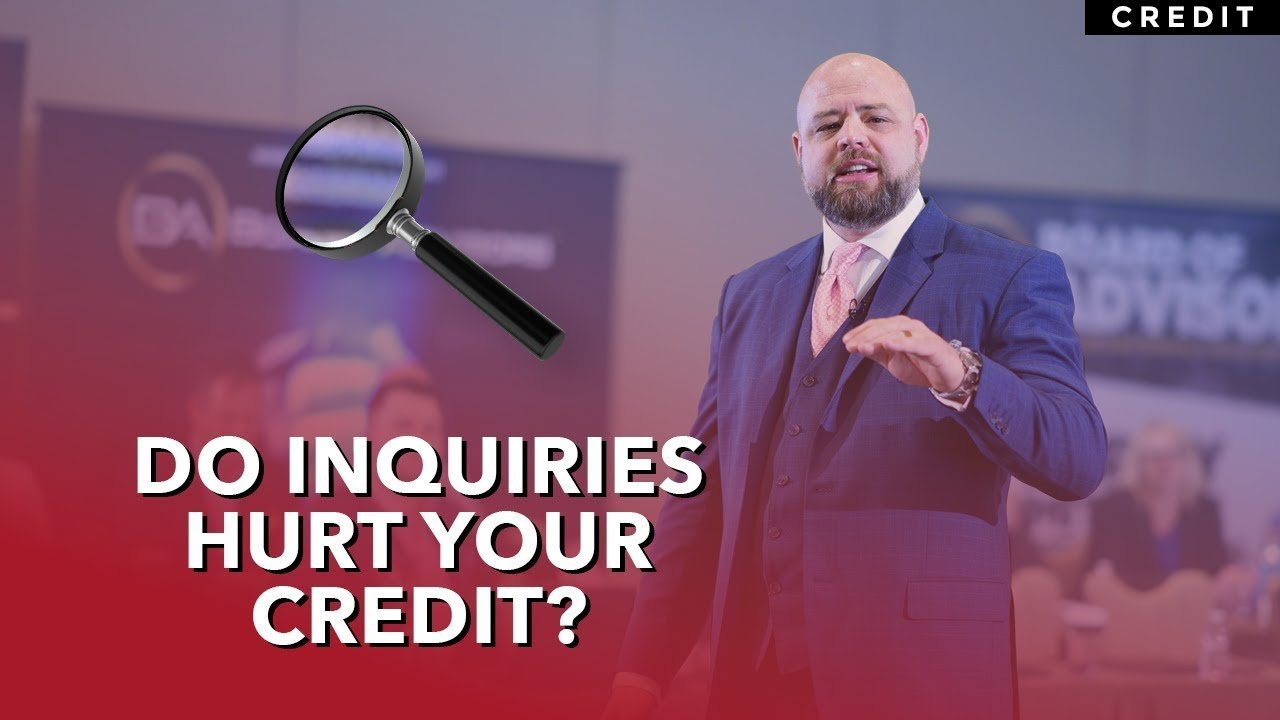 Do inquiries hurt your credit score?