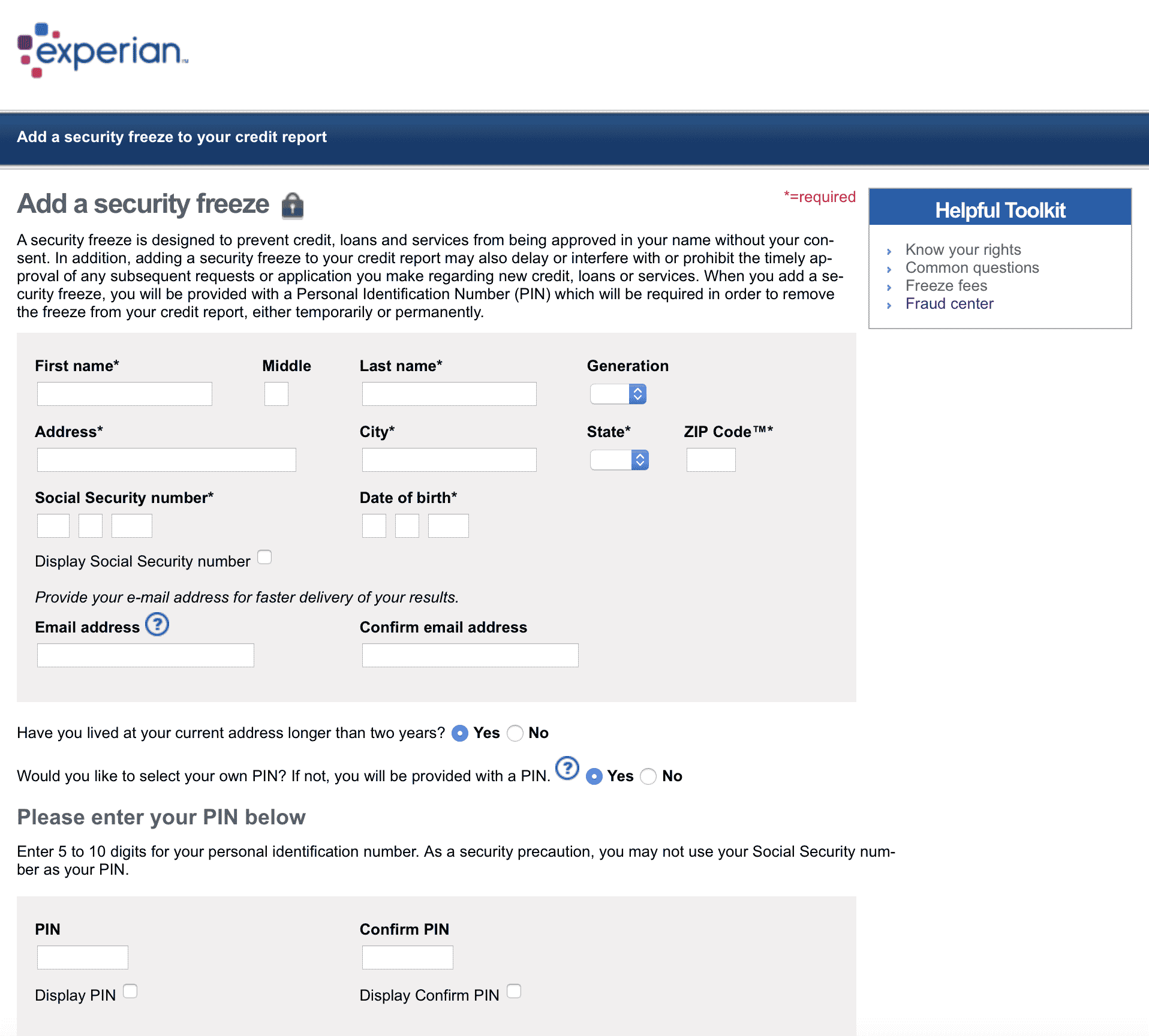 Experian credit freeze: How it works