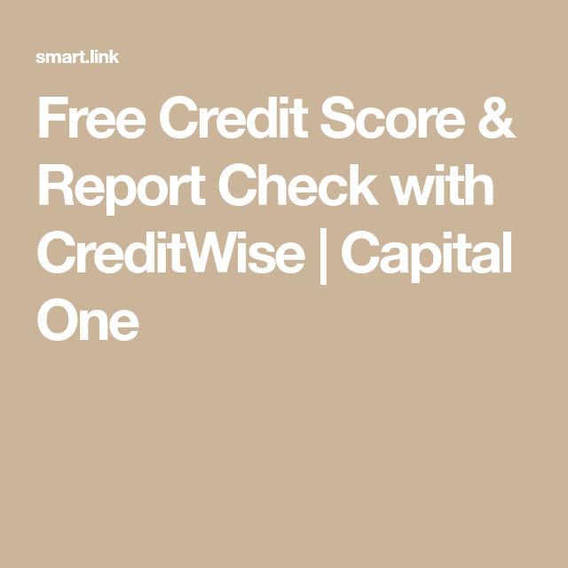 Free Credit Report That Won