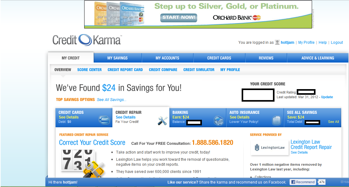 Get credit report credit Karma