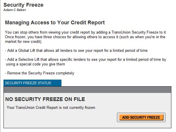 How Do I Put A Lock On My Credit Report