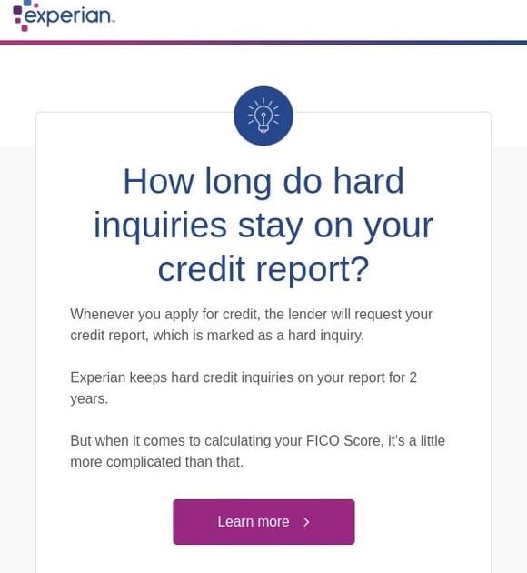 How Long Do Hard Inquiries Affect Credit Score