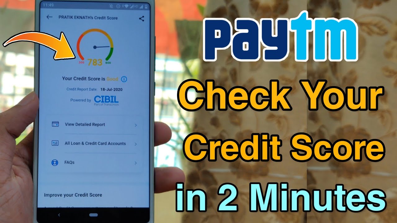 How To Check Credit Score Using Paytm App?