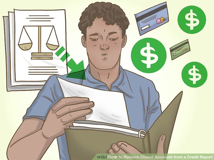 How to Remove Closed Accounts from a Credit Report: 13 Steps