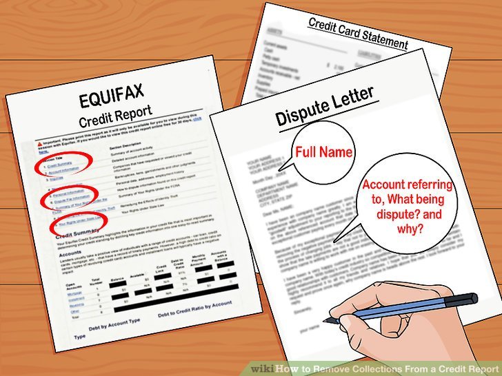 How to Remove Collections From a Credit Report
