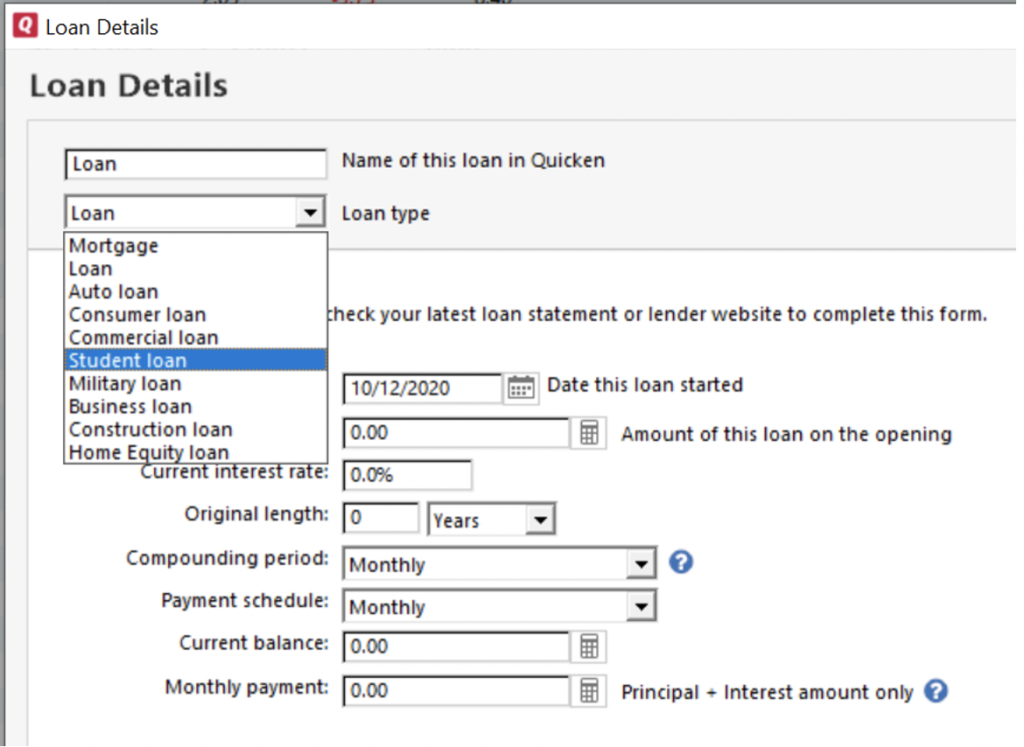 How to Use Quicken to Pay Off Student Loans