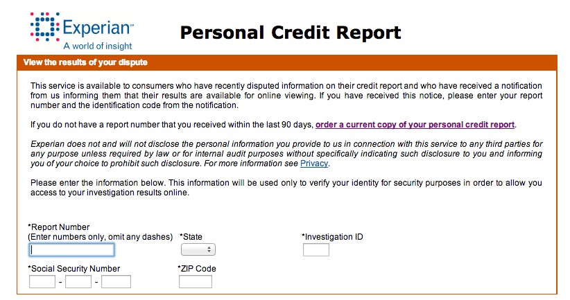 I Disputed My Experian Credit Report...and the experience ...