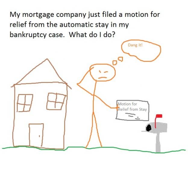 My mortgage company just filed a motion for relief from the automatic ...