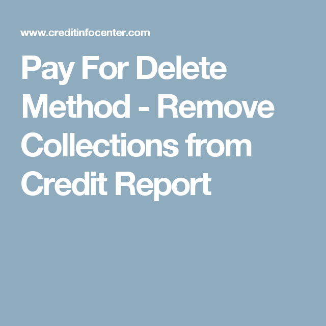 Pay For Delete Method