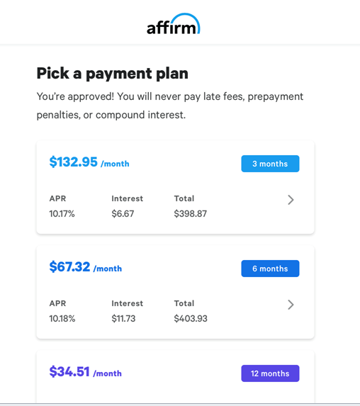 Pay with Affirm  Help Center