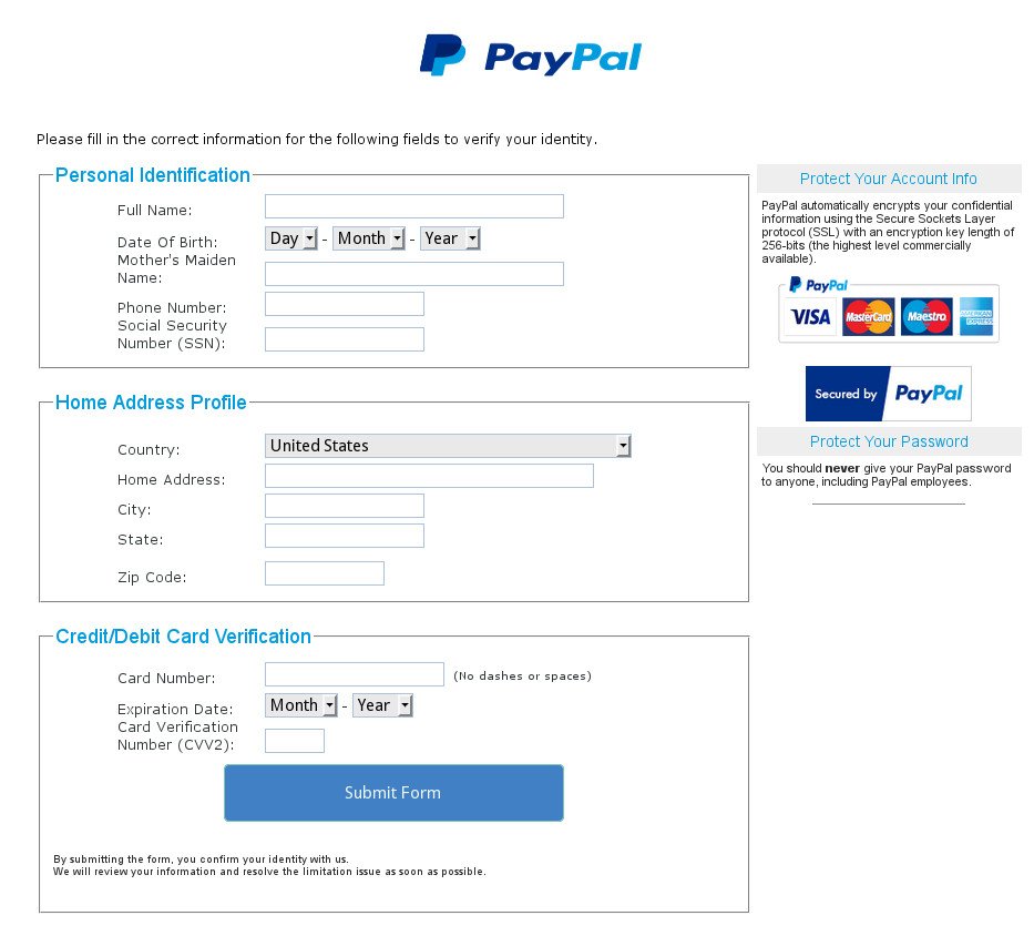 Security Warning: Beware Of A New PayPal Phishing Scam