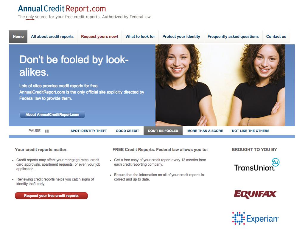 Top 108 Reviews and Complaints about AnnualCreditReport.com