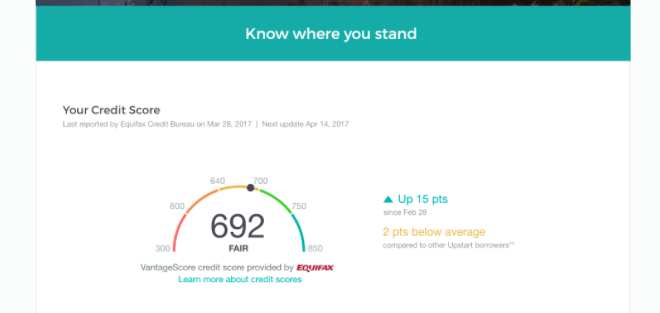 Upstart  How often will my credit score update?