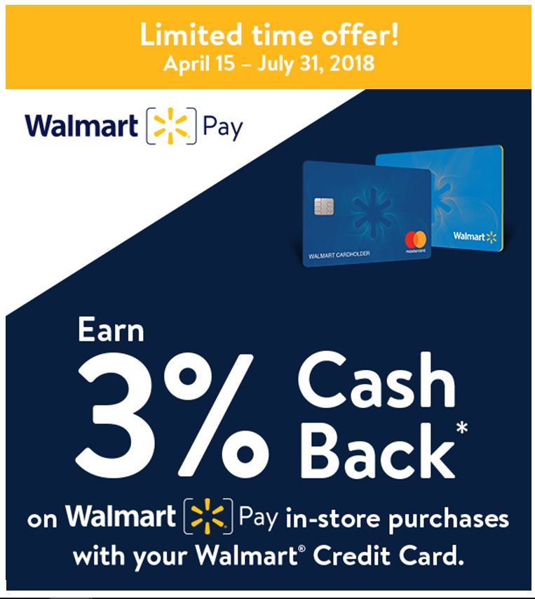Walmart Credit Card: 3% Cash Back On All In Store ...