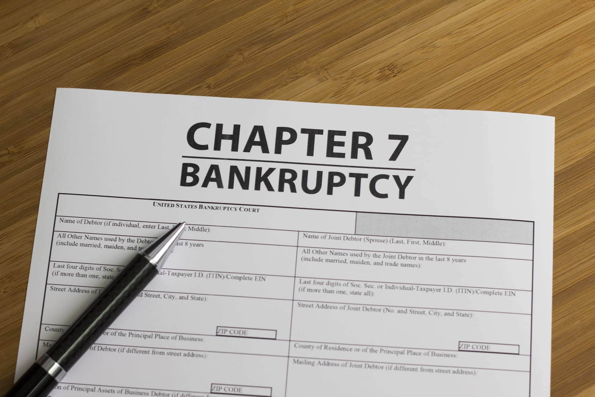 What Debts can be Discharged in a Chapter 7 Bankruptcy ...