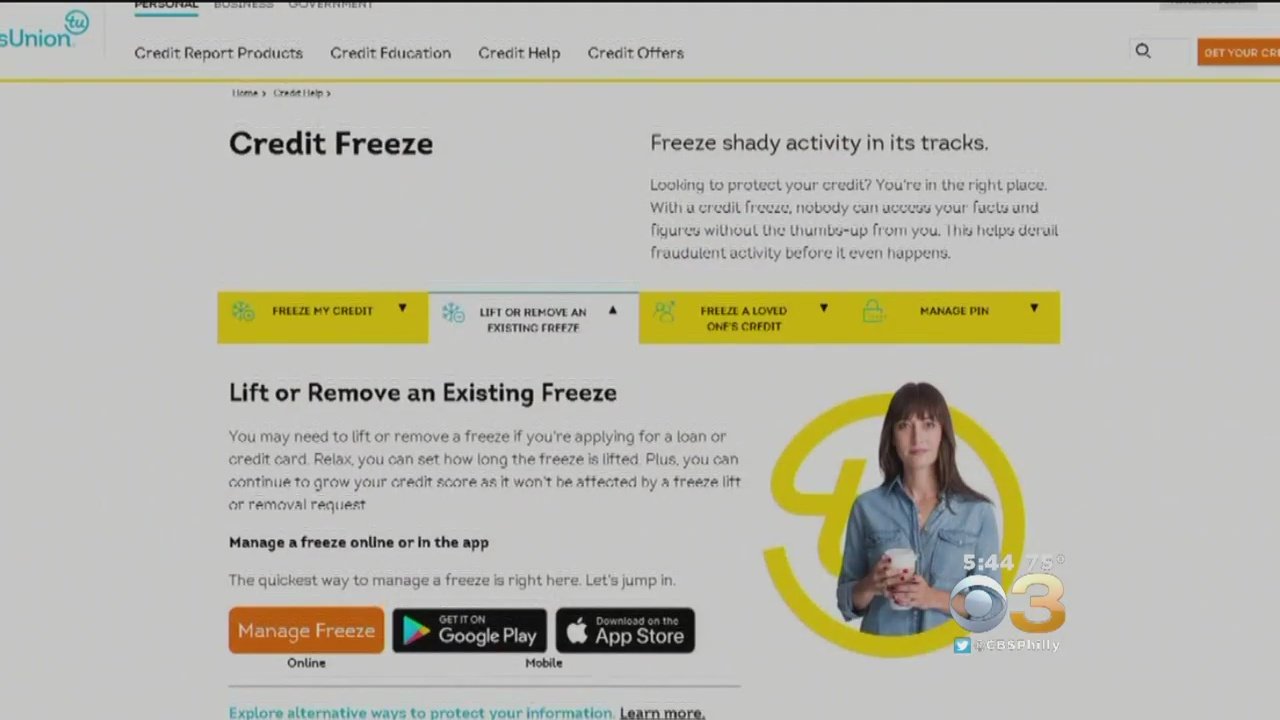 You Can Now Freeze Your Credit Report For Free  CBS Philly
